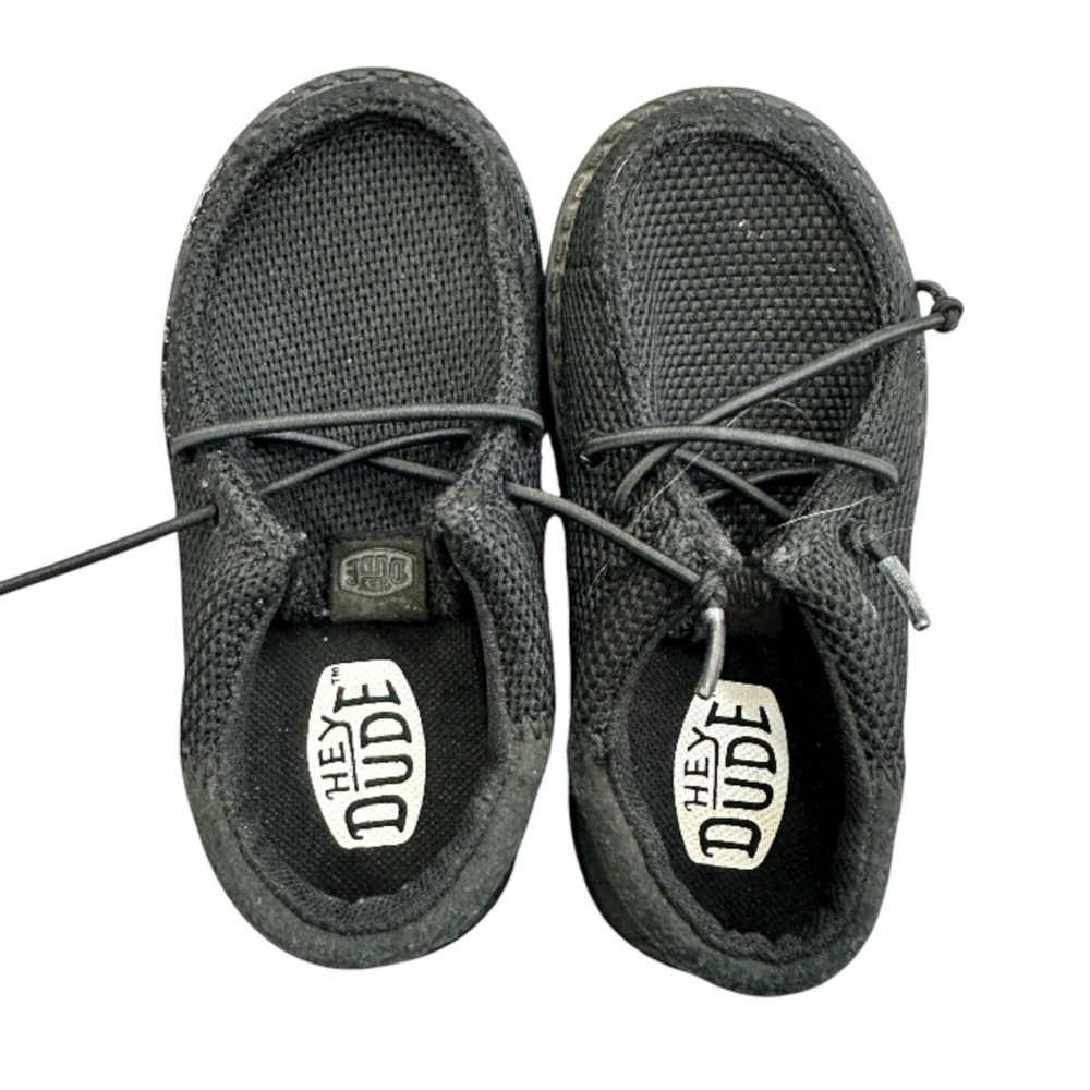 Hey Dude Wally Funk Mono Slip On Shoes Black Size Toddler 8